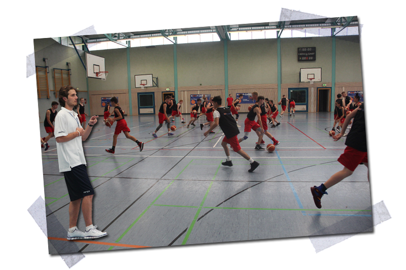 Coach im Basketballcamp Basketball Coach