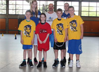 Marian Thede im Basketballcamp Basketball Marian
