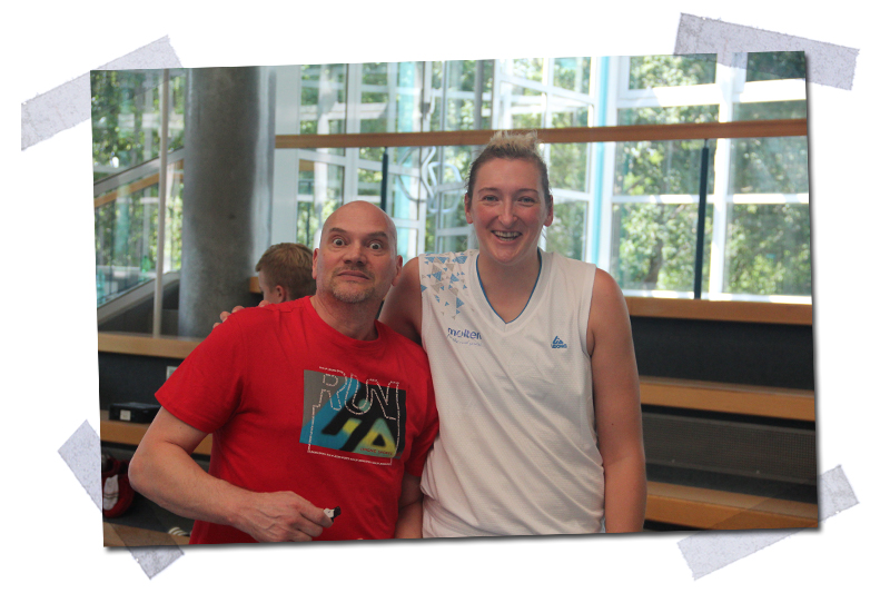 Basketballcamp mit Marian Marian Thede