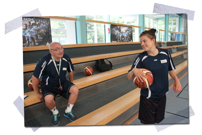 Basketballcamp mit Rolf Peil Rolf Basketball