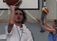 Trainer beim Basketballcamp Basketballcamp