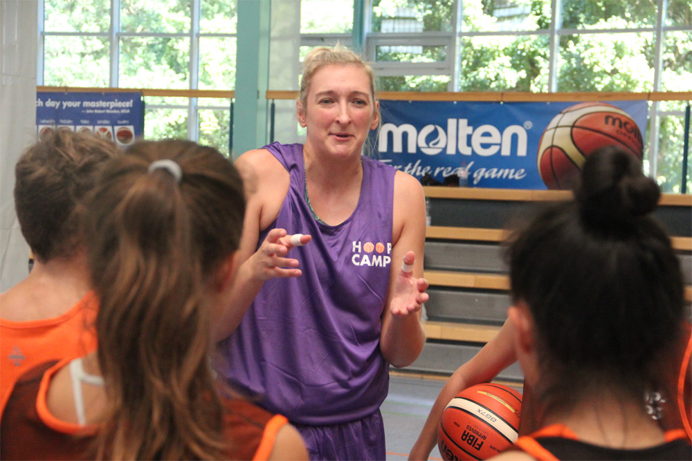 Training im Basketballcamp Basketballtraining